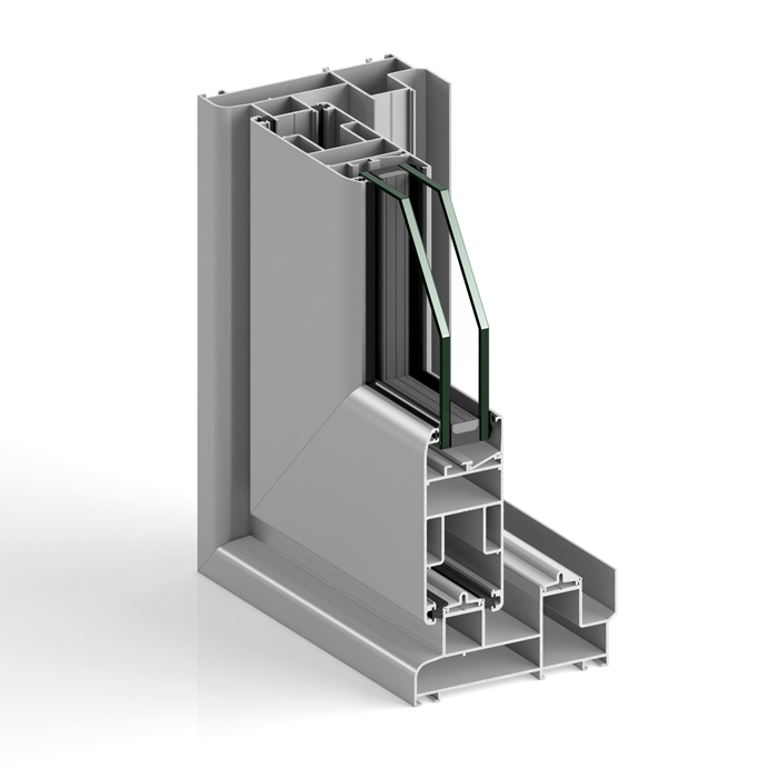 Fenêtre coulissante en aluminium STRUGAL S110P