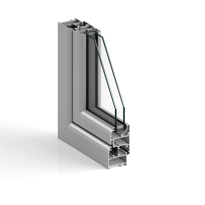 Ventana de aluminio practicable STRUGAL S46