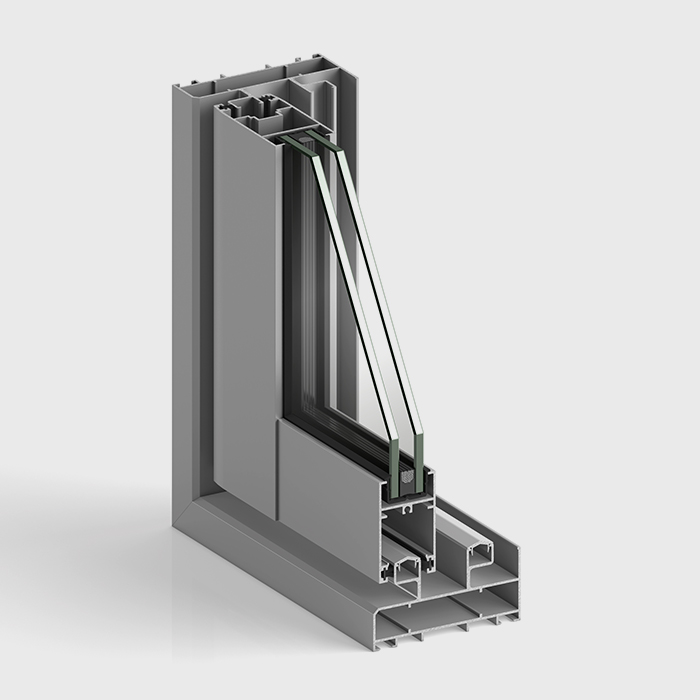 Ventana de aluminio corredera STRUGAL S90R